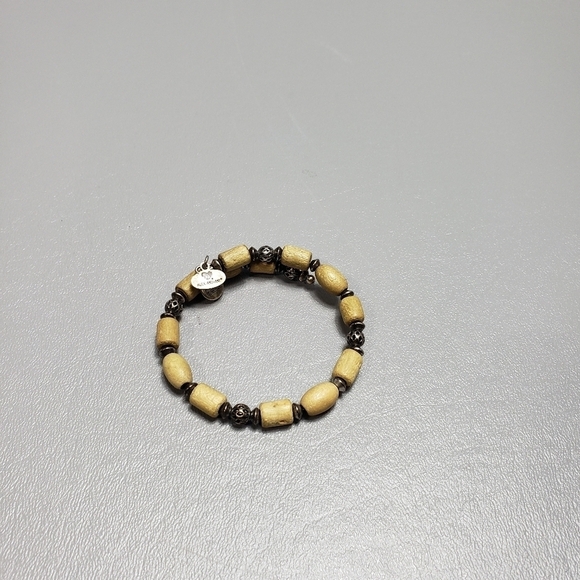 Alex and Ani energy boho wood bead bracelet - Picture 1 of 6